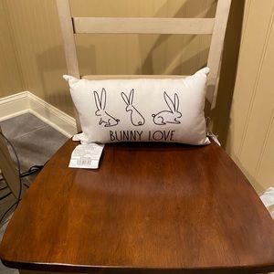 Rae dunn bunny love 8x14 pillow